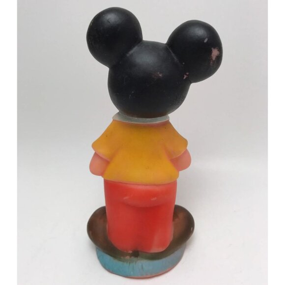 Vintage Danara Mickey Mouse Walt Disney Retro Rubber Toy - Picture 4 of 5